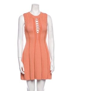 Ronny Kobo Coral Knit Dress Size Large